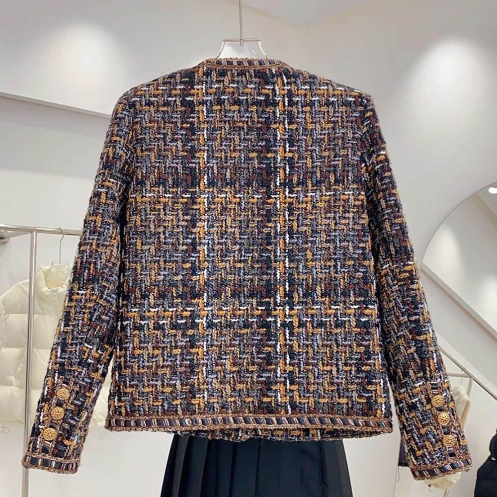 Woman’s Tweed Loose Coat Jacket Top Size M - Picture 2 of 10